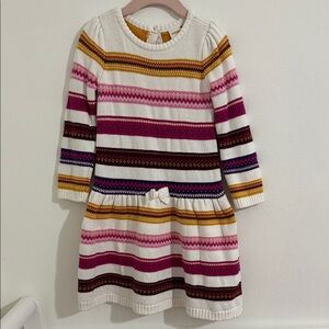 Gymboree Colorful Striped Knit Dress